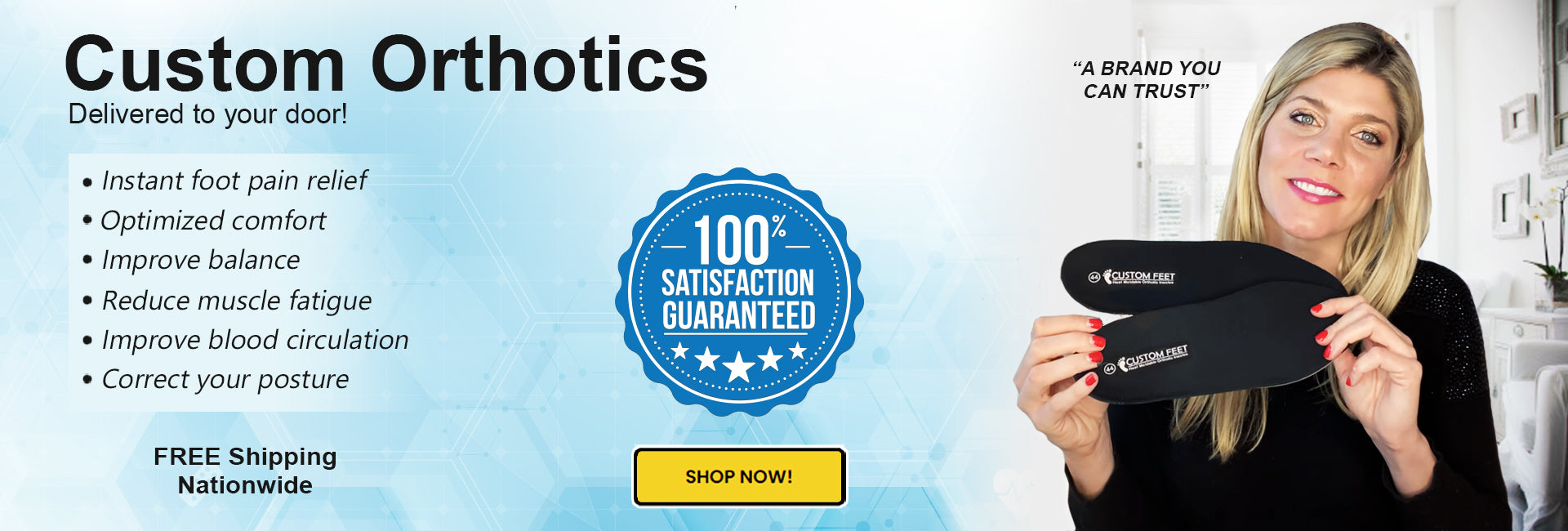 Custom Feet Insoles l USA #1 Custom Insoles