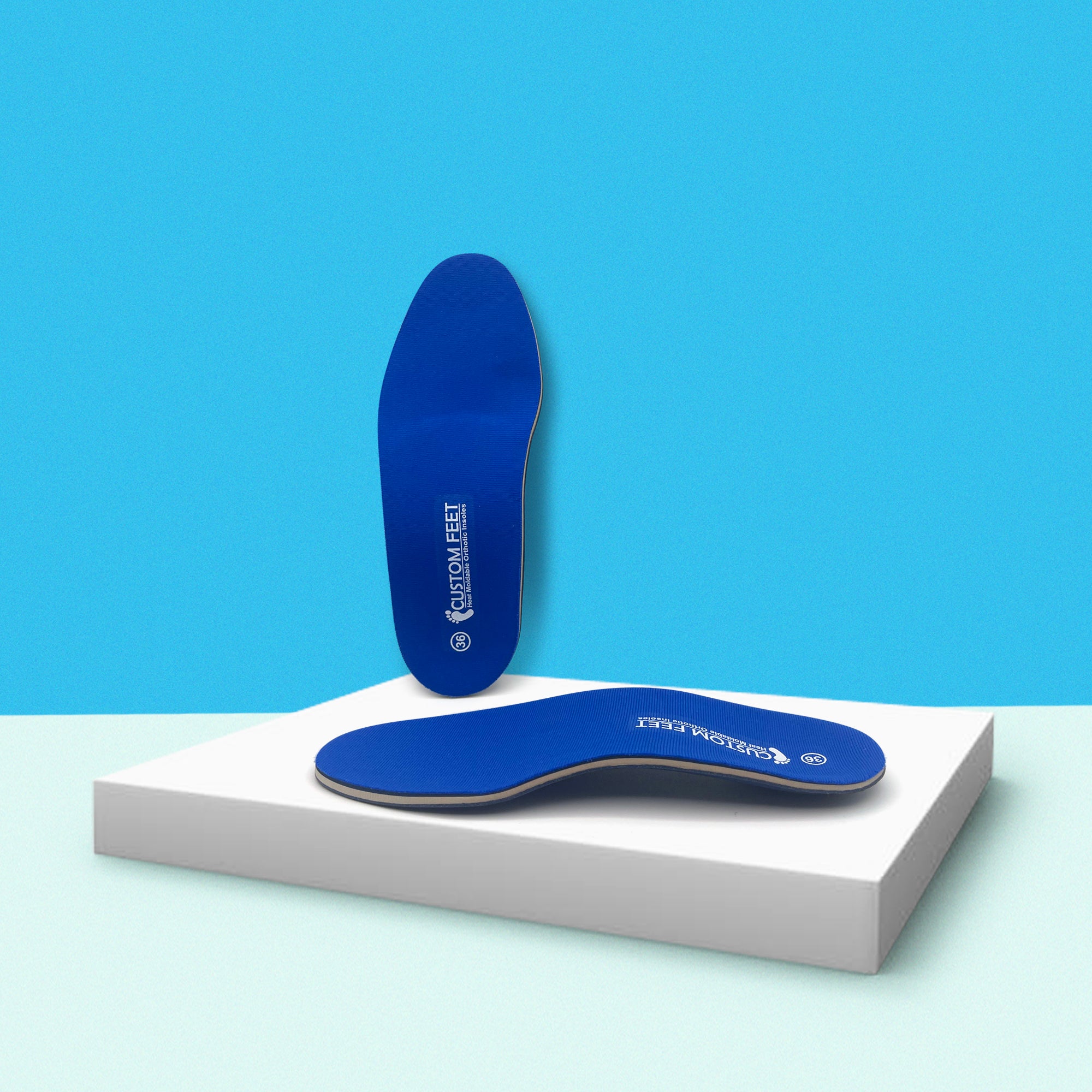 Custom Feet Dynamic Blue Insoles - Active Wear - Custom Feet Insoles
