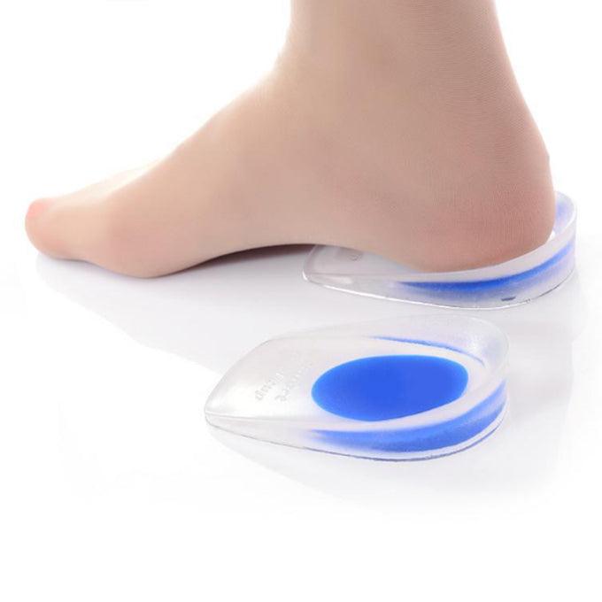 Silicone Heel Cups - Plantar Fasciitis and Heel Pain Relief - Custom Feet Insoles