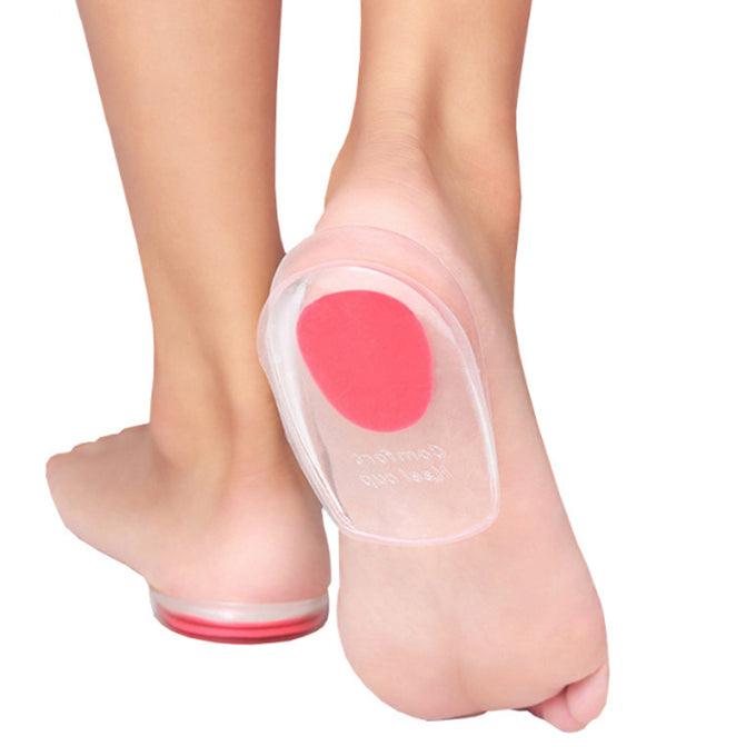 Silicone Heel Cups - Plantar Fasciitis and Heel Pain Relief - Custom Feet Insoles